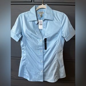 Pale blue Banana Republic stretch button down shirt. Brand new- size small.
